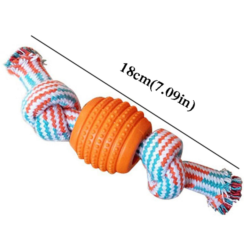 Ball and Rope Toy for Pets