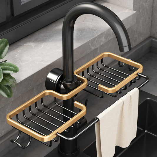 Kitchen Faucet Storage Rack