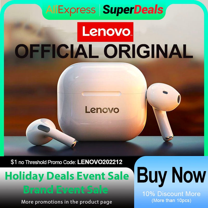 Bluetooth 5.0 Lenovo LP40 TWS Earbuds