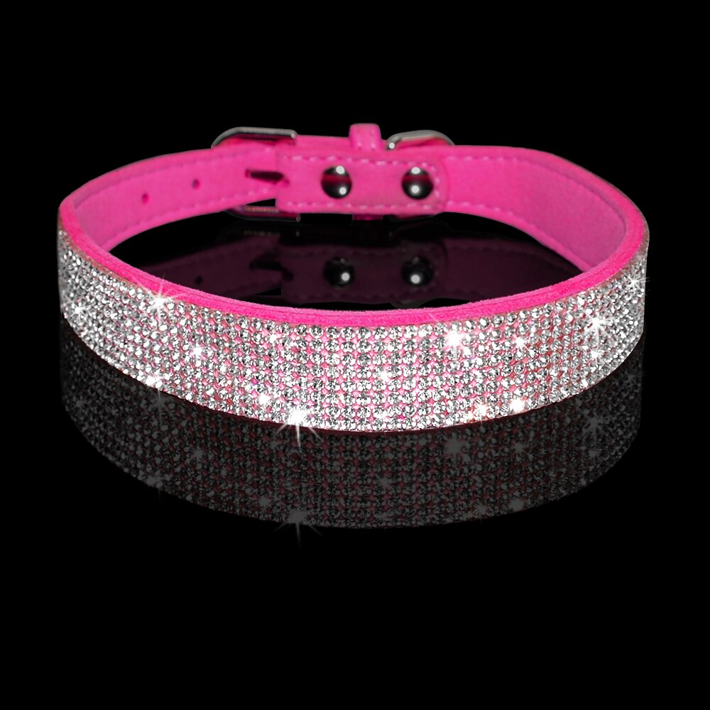 Rhinestone Pet Collar and Leash Set