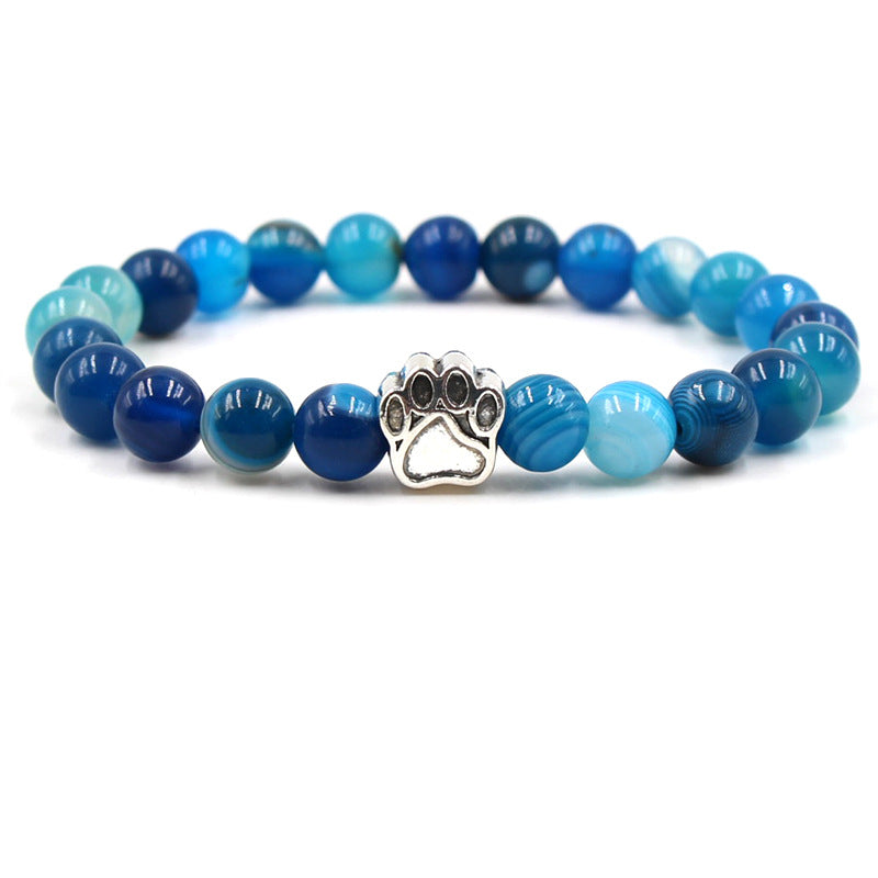 Footprint Stone Bracelets