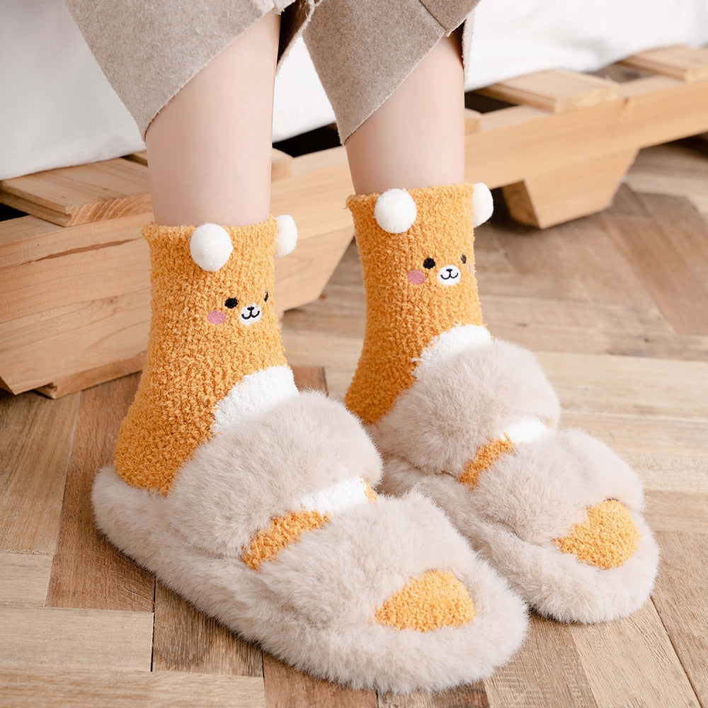 Women's  Fuzzy Fleece Socks