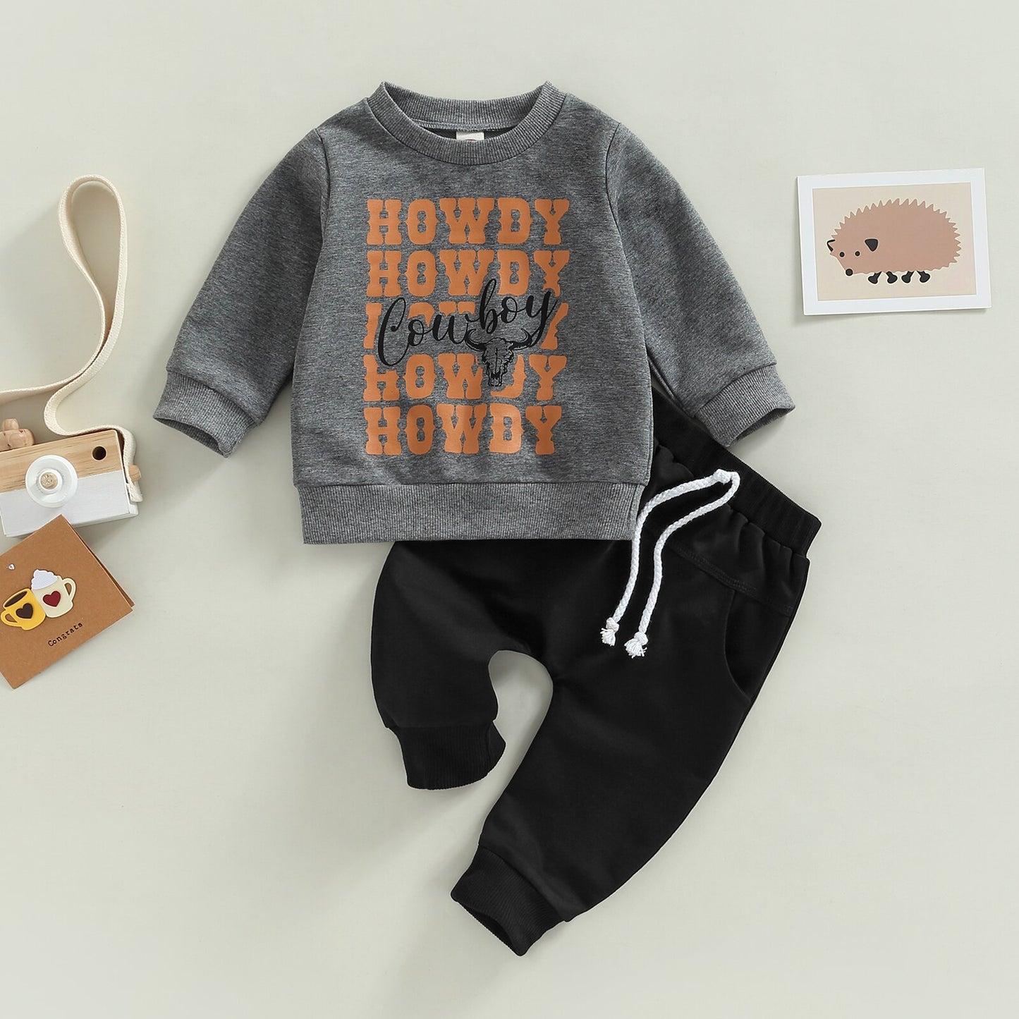 Cowboy Baby and Toddler Set