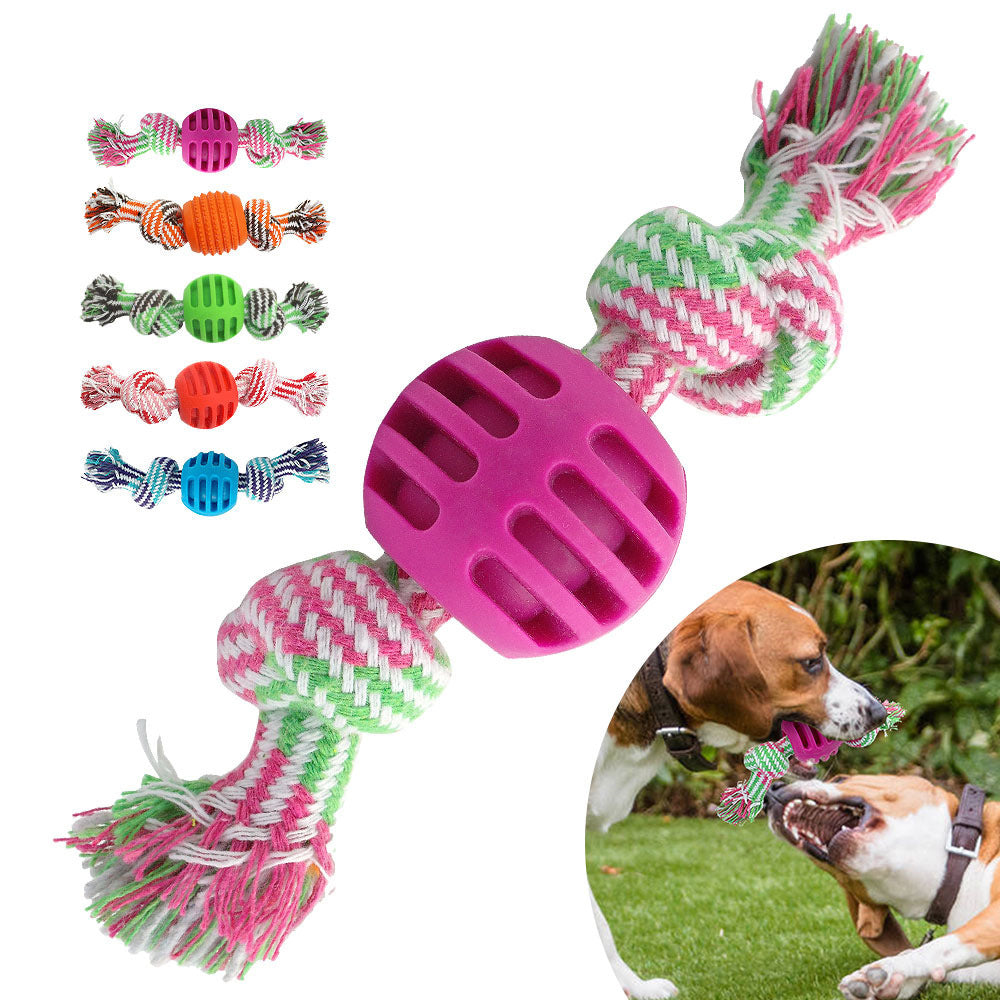 Ball and Rope Toy for Pets