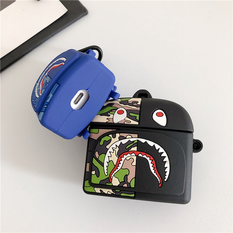 Shark Backpack AirPods Case