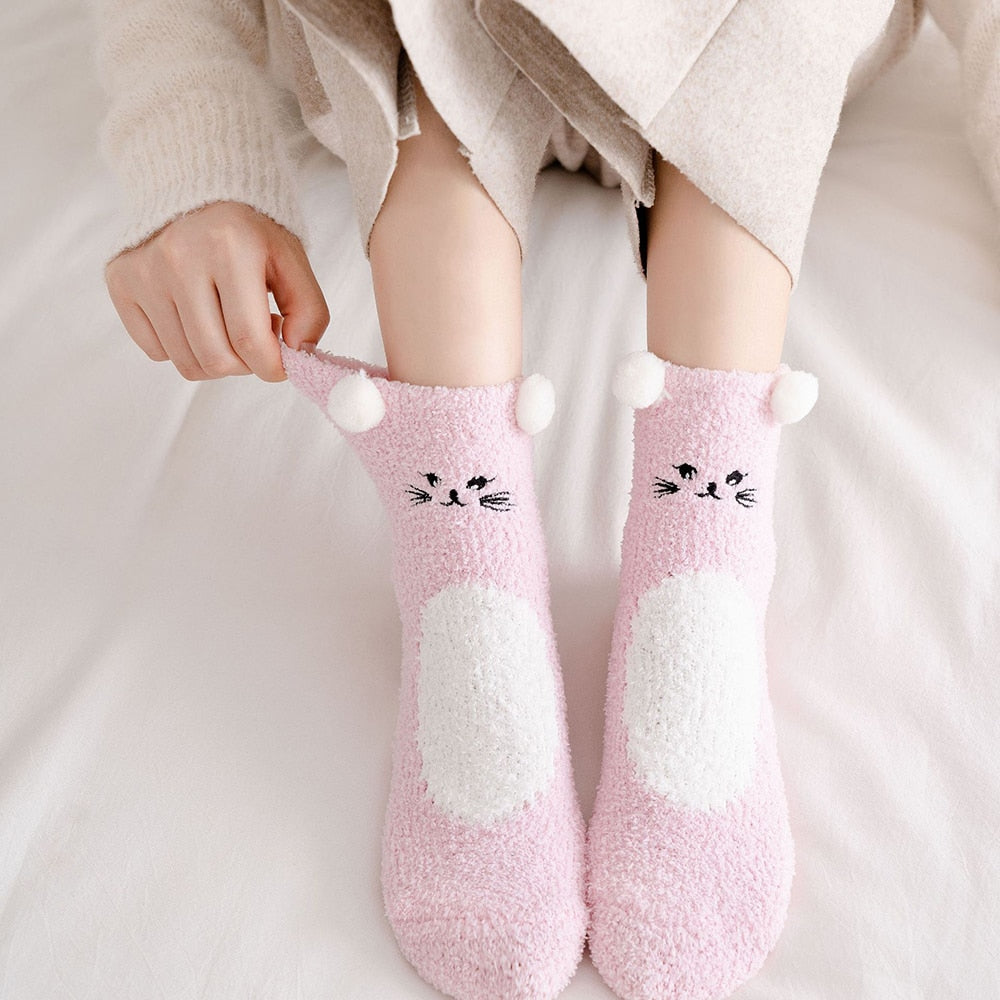 Women's  Fuzzy Fleece Socks