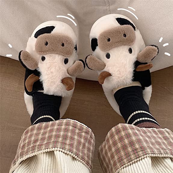 MooSlippies - Kawaii Cow Slippers