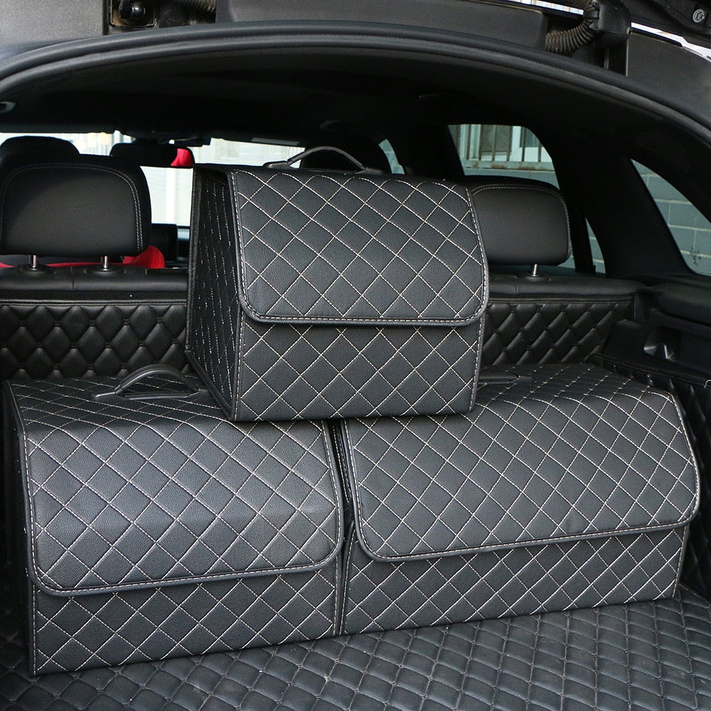 Car Trunk Organizer Storage Boxes