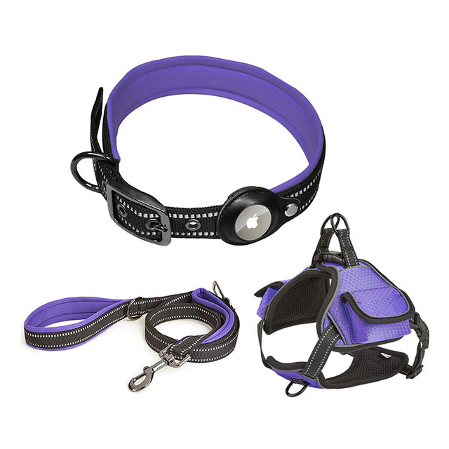 Airtag Pet Harness and  Vest Set