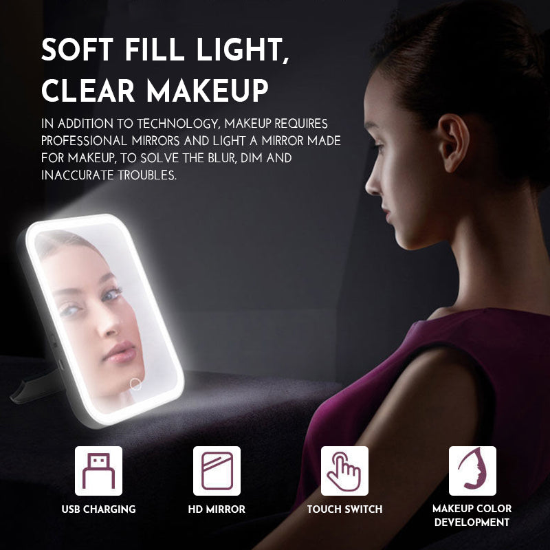 Rechargeable Lighted Makeup Mirror