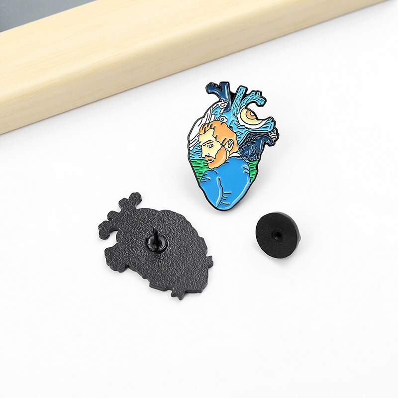 Enamel Heart Pin