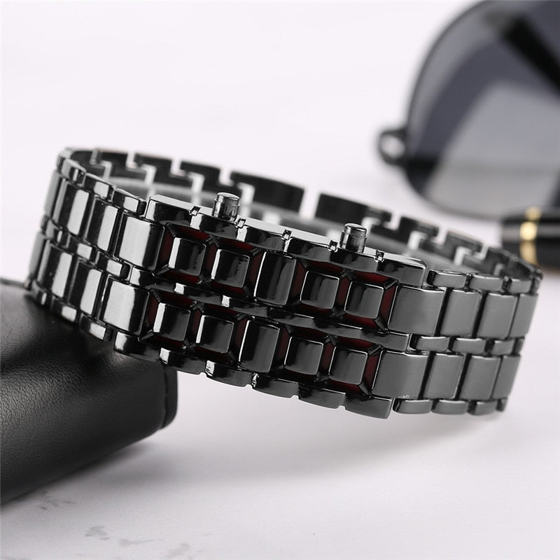 Lava LED Waterproof Watch