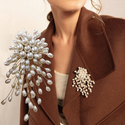 Pearl Flower Brooch