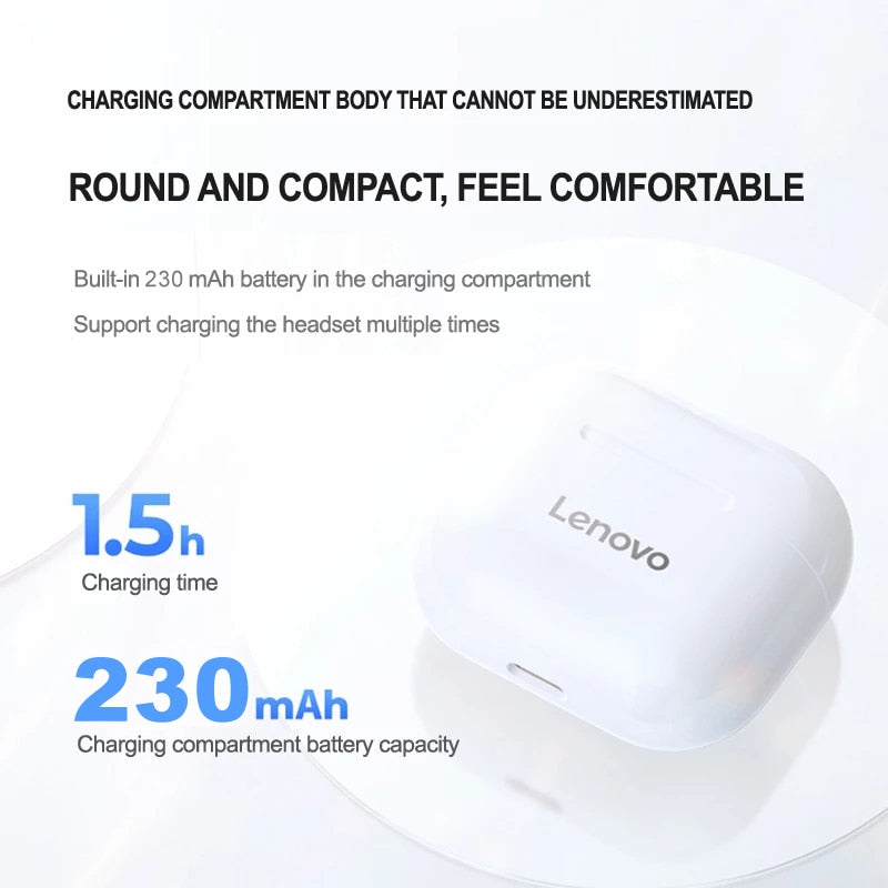 Bluetooth 5.0 Lenovo LP40 TWS Earbuds