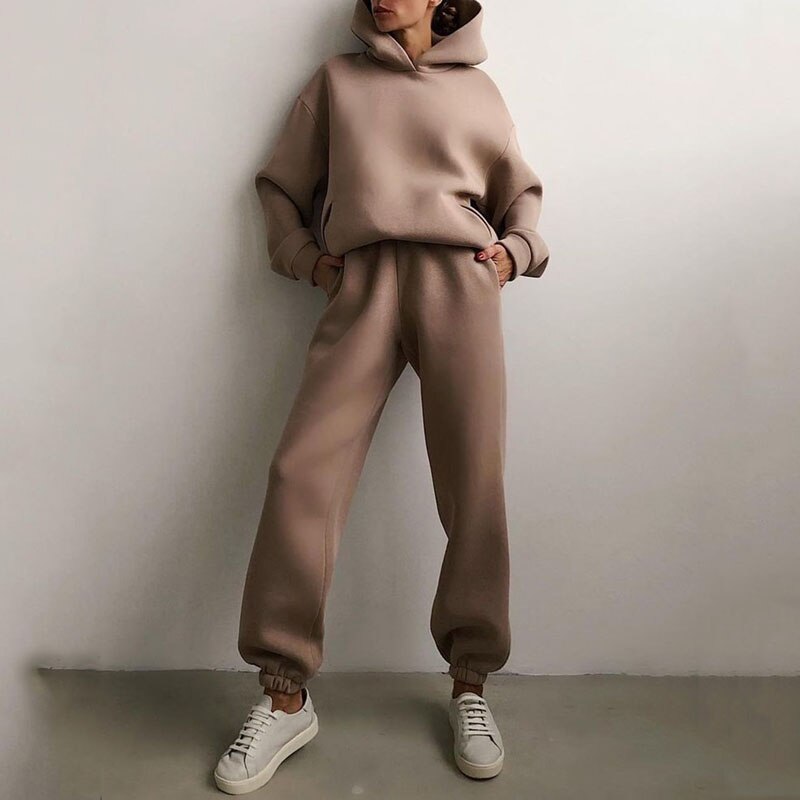 Essential Winter Hoodie Sweatsuit Set