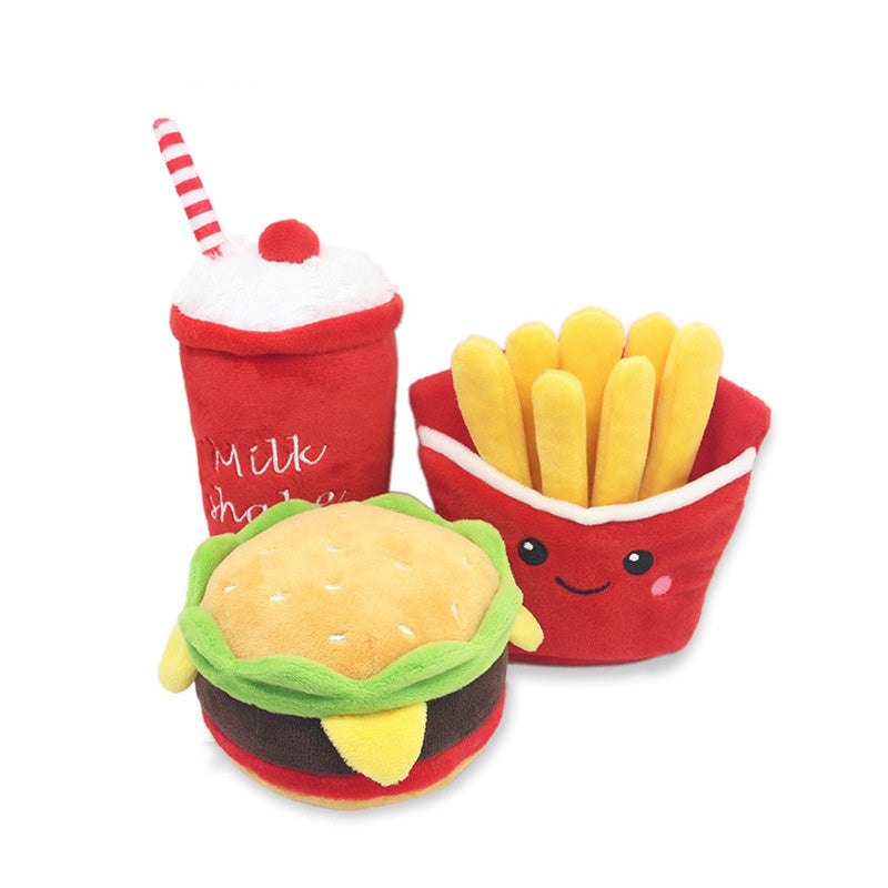 Junk Food Plush Toys for Pets