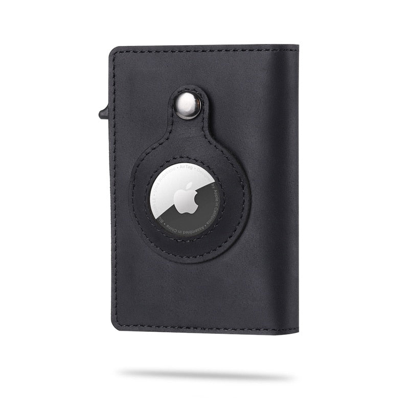 Magnetic Closure Wallet with AirTag Holder