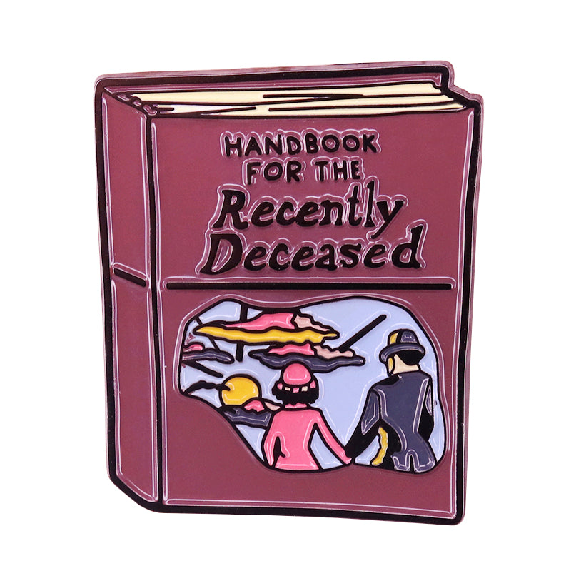 Beetlejuice Handbook Pin