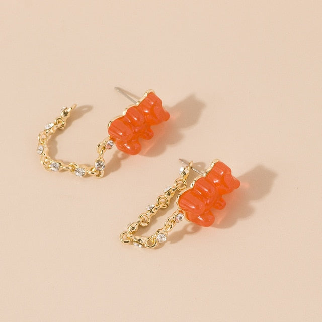 Gummy Bear Acrylic Earrings