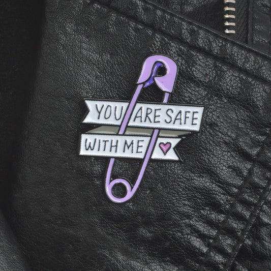 You Are Safe With Me Safety Pins