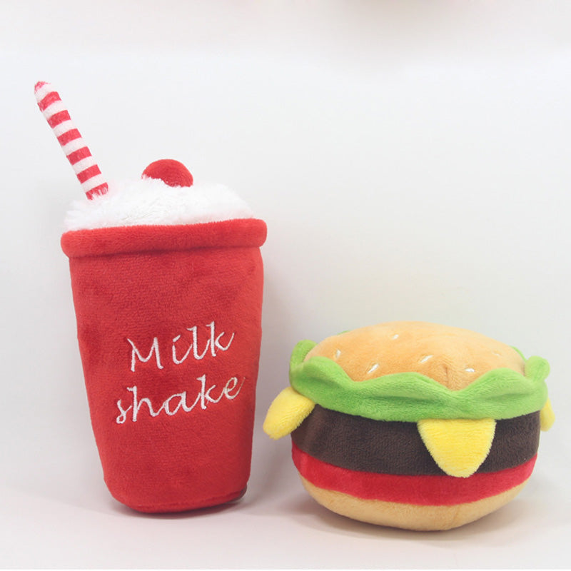 Junk Food Plush Toys for Pets