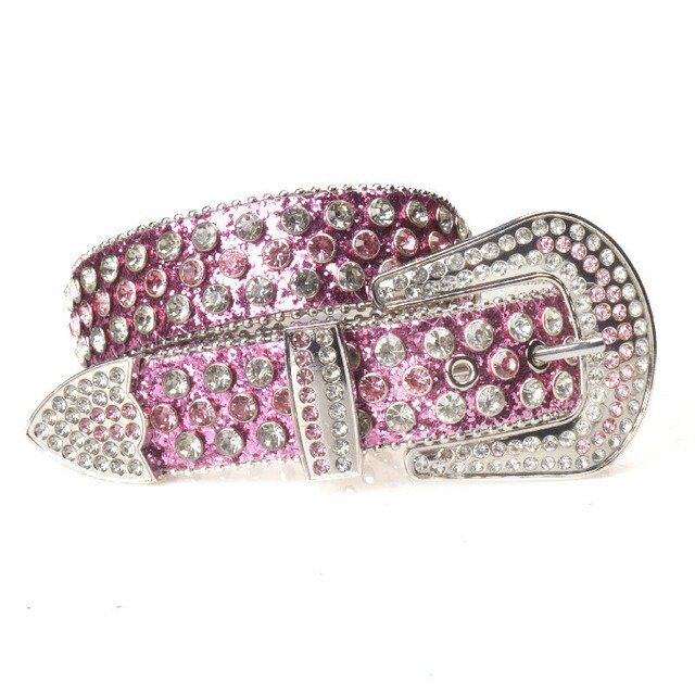 Rhinestone Studded Belt