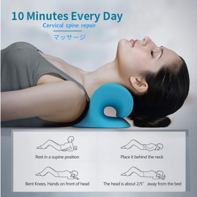 Chiropractic Neck Support and Massage Pillow