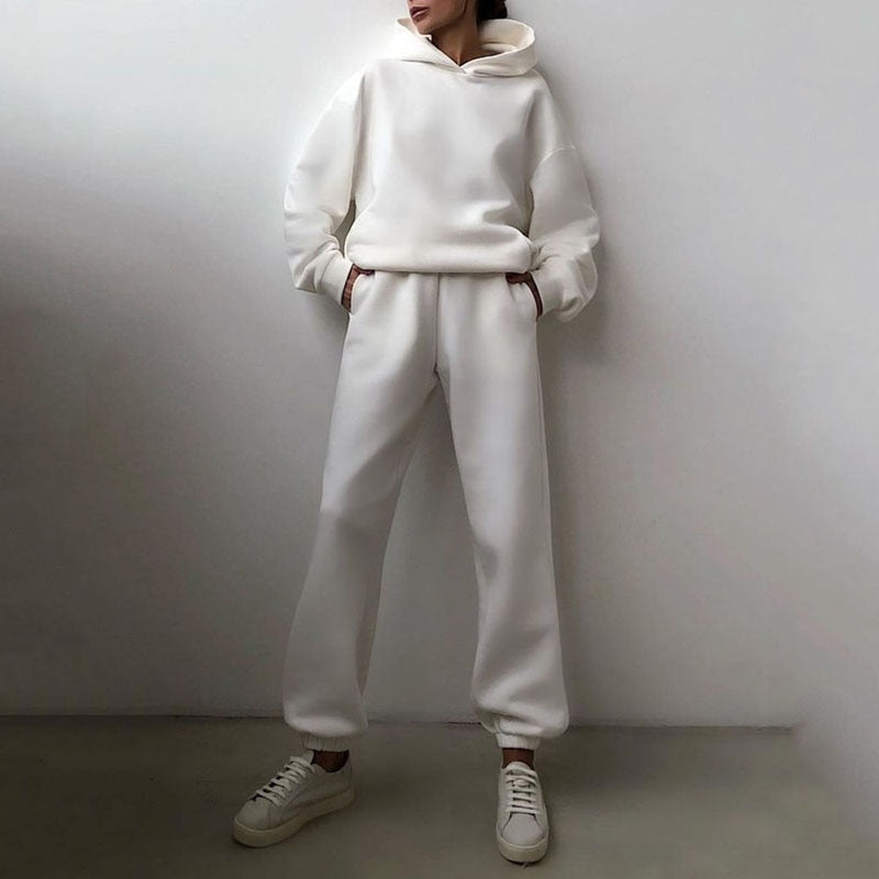 Essential Winter Hoodie Sweatsuit Set