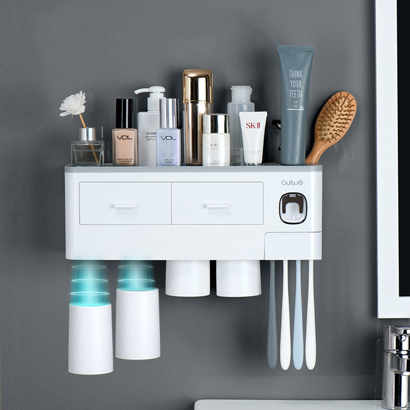 Bathroom Mounted Storage Rack